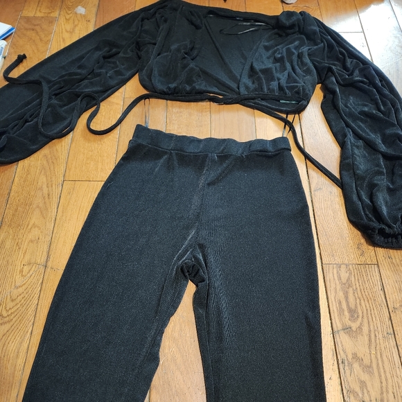 2 piece see through bell bottoms - Picture 2 of 5